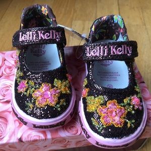 Girls Mary Janes - Lelli Kelly - Brown Glitter